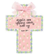 Angels are keeping watch over me! Ceramic Cross Angels are keeping watch over me! Ceramic Cross
