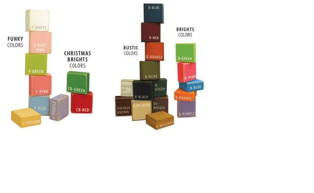 1' Single Line Wooden Blocks